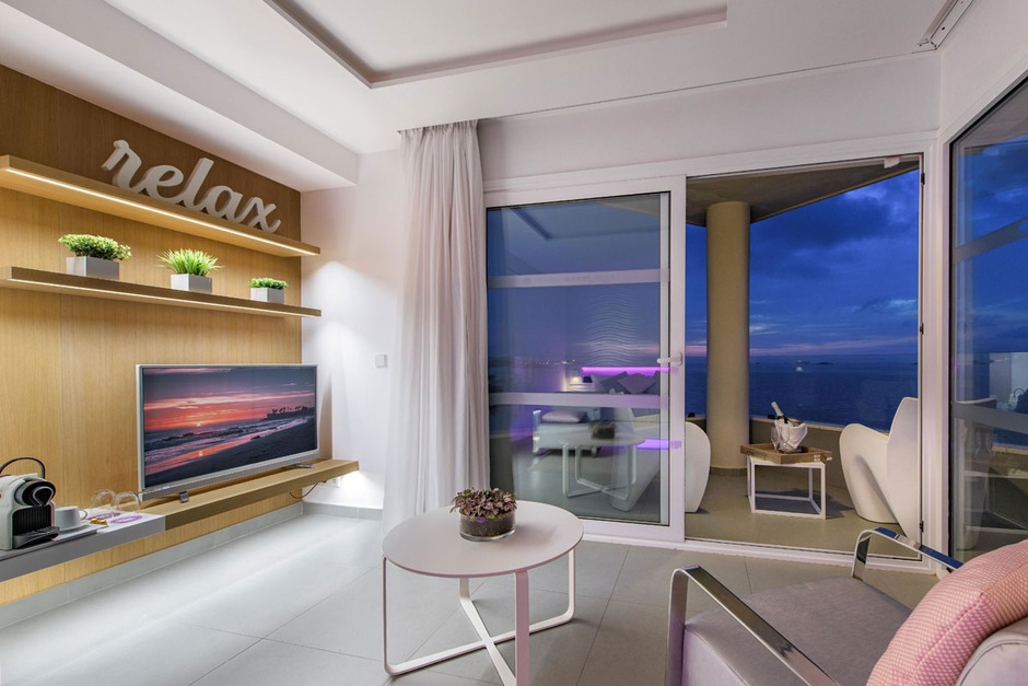 Chambre double supérieure vue mer